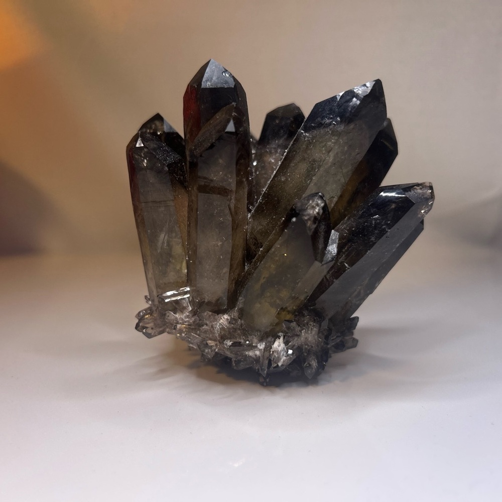 Smoky Quartz Crystal Cluster